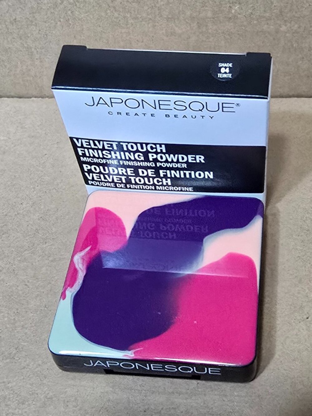 Japonesque Velvet Touch Finishing Powder - Shade 04 - 13g/0.46oz  Made In ITALY